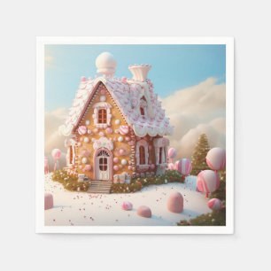 Gingerbread House Christmas Napkins