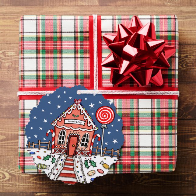 Gingerbread House Christmas Ornament Card (Insitu (Gift))
