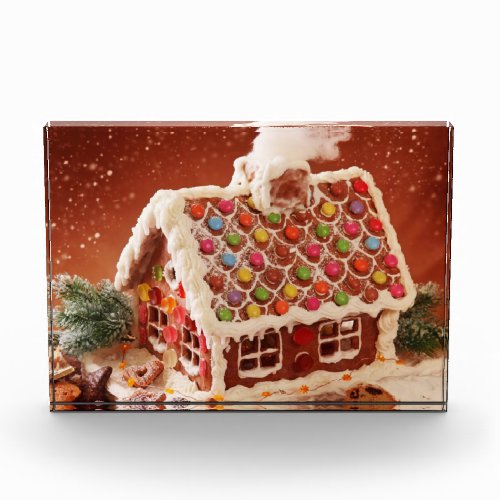 gingerbread house Christmas Photo Block