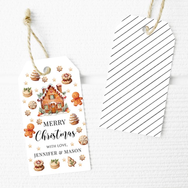Gingerbread House & Cookies Merry Chritsmas Tags (Creator Uploaded)