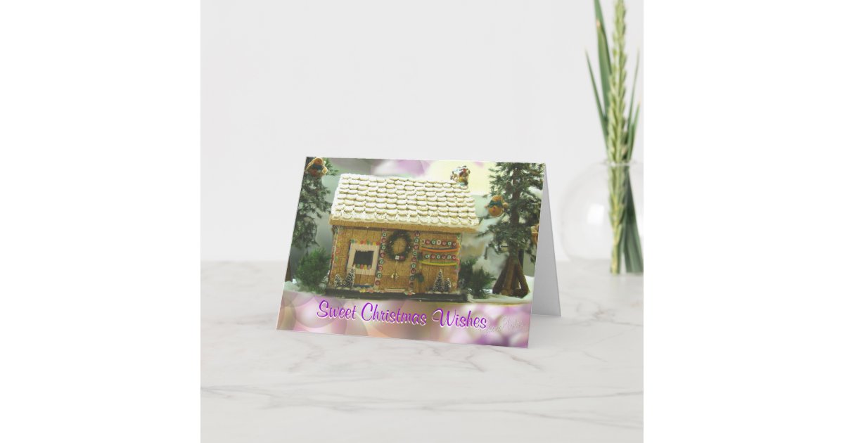 Kraft Paper Gingerbread House Brown Christmas, Zazzle
