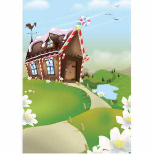Gingerbread house cutout