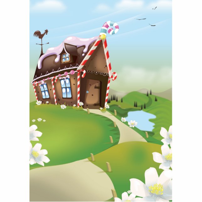 Gingerbread house cutout (Front)