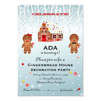 Funny Gingerbread House Decorating Ideas Www Yuntae Com Gingerbread Man Evite Premium Invitation