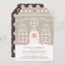 Gingerbread House Decorating Birthday Party Invitation