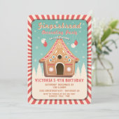 Gingerbread House Decorating Christmas Party Invitation | Zazzle