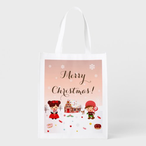 Gingerbread House Decorating Party favor bag