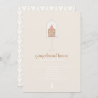 Gingerbread House Decorating Party Invitation