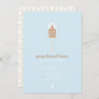 Gingerbread House Decorating Party Invitation