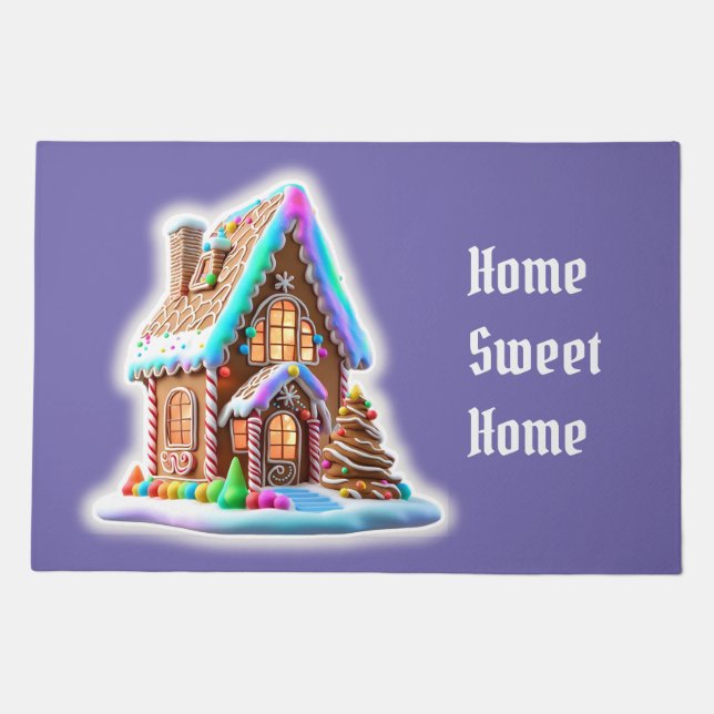 Gingerbread House  Doormat (Front)