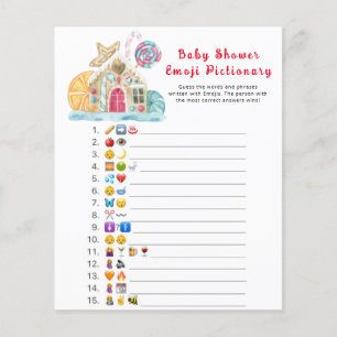 Gingerbread house - Emoji pictionary game