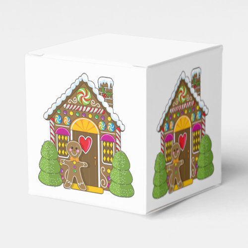 Gingerbread House Favor Boxes