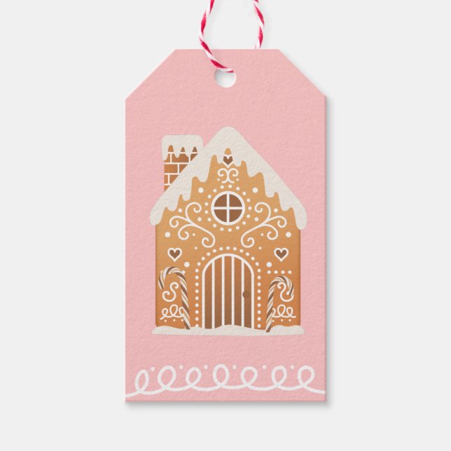 Gingerbread House Gift Tags (Front)