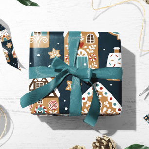 Gingerbread House Gift Wrap   Christmas Gift Wrap