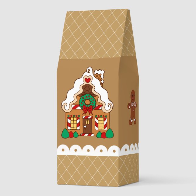 Gingerbread House Ground Coffee Gift (Back)