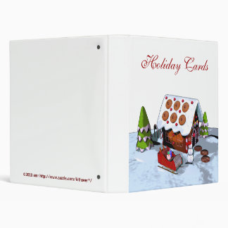 Gingerbread House Holiday Card Binder