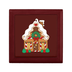 Gingerbread House Holiday Gift Box