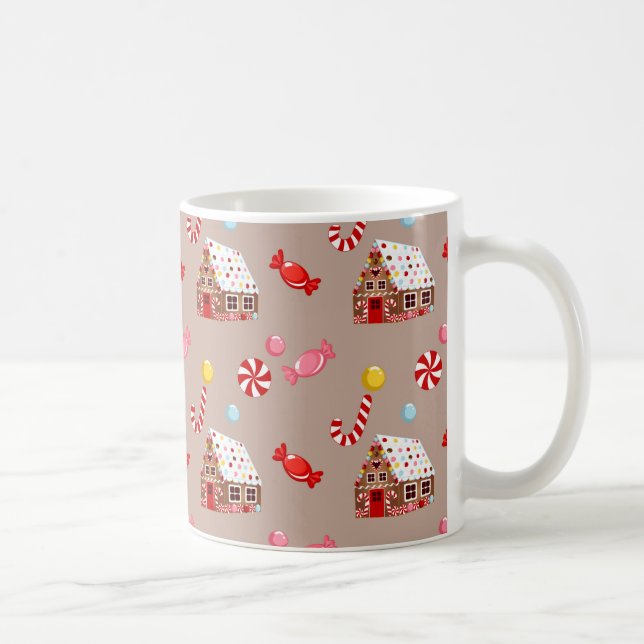 Gingerbread House Holiday MUG (Right)