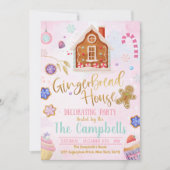 Gingerbread house invitation | Zazzle