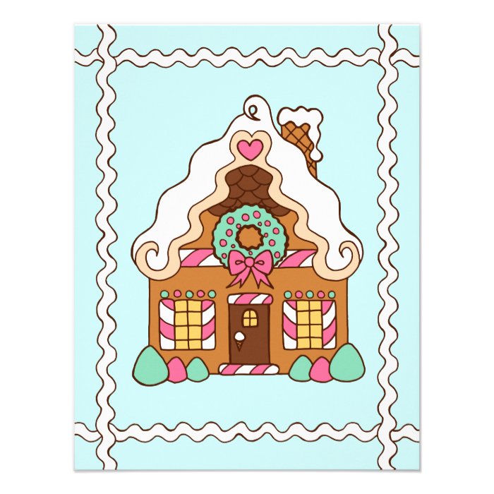 Gingerbread House Invitations