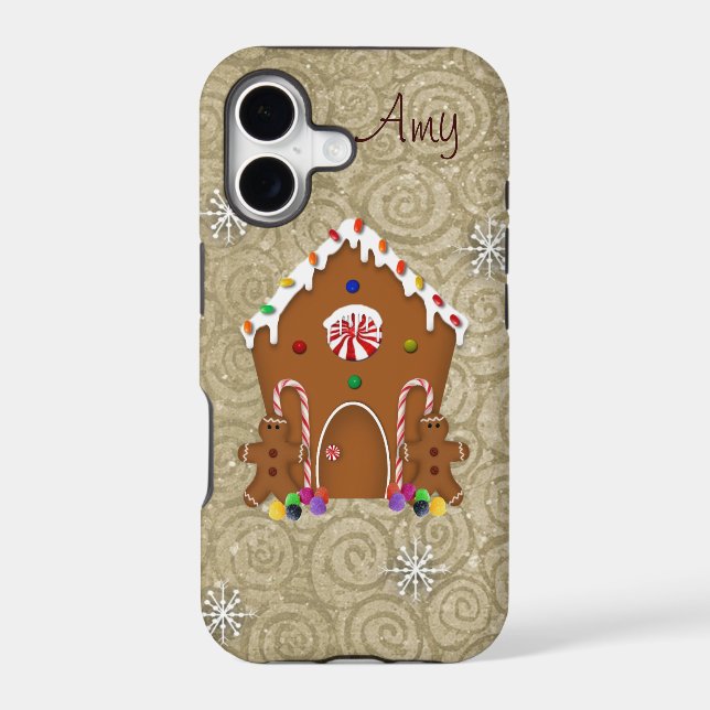 Gingerbread House  Iphone Case (Back)