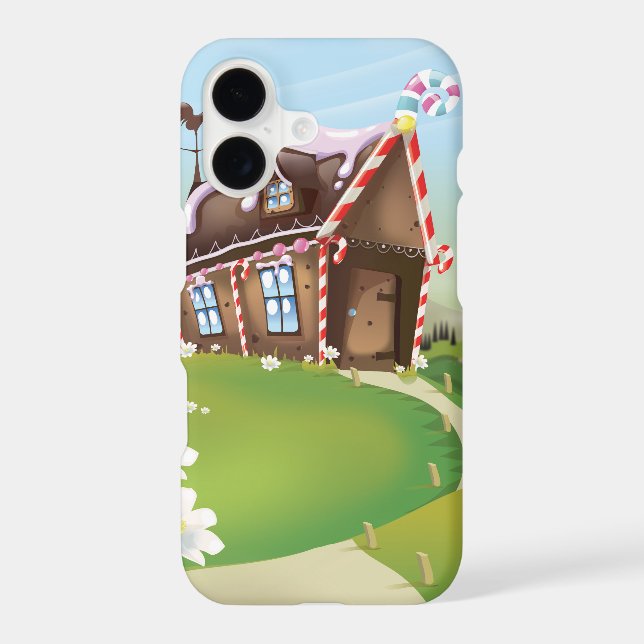 Gingerbread house iphone case (Back)
