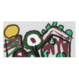 Gingerbread house joy love  door sign