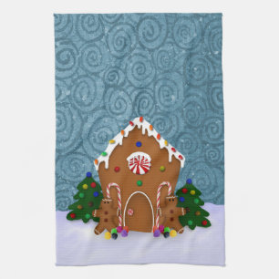 Gingerbread House Kitchen Towel