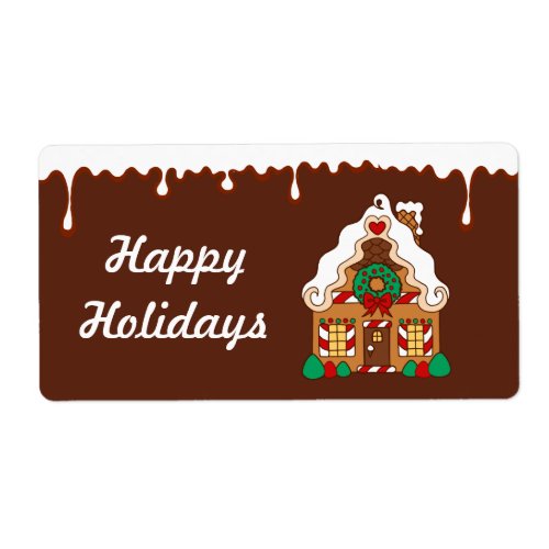 Gingerbread House Labels