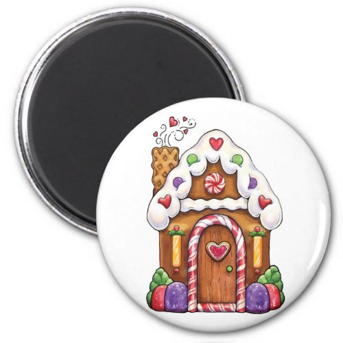 Gingerbread House Magnet