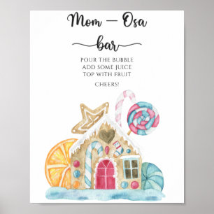 Gingerbread house - Mom-osa bar Poster