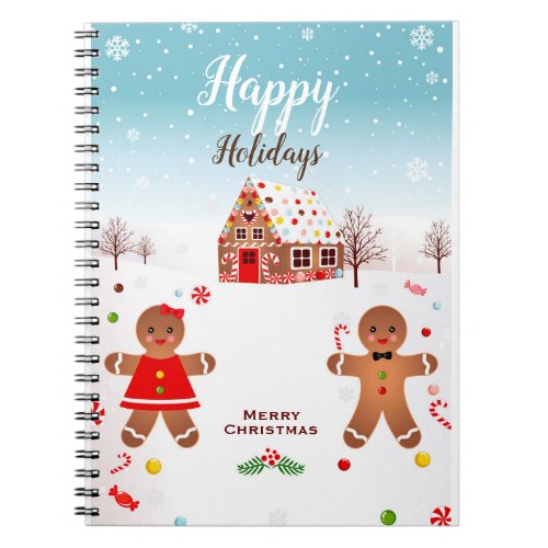 Gingerbread House notebook