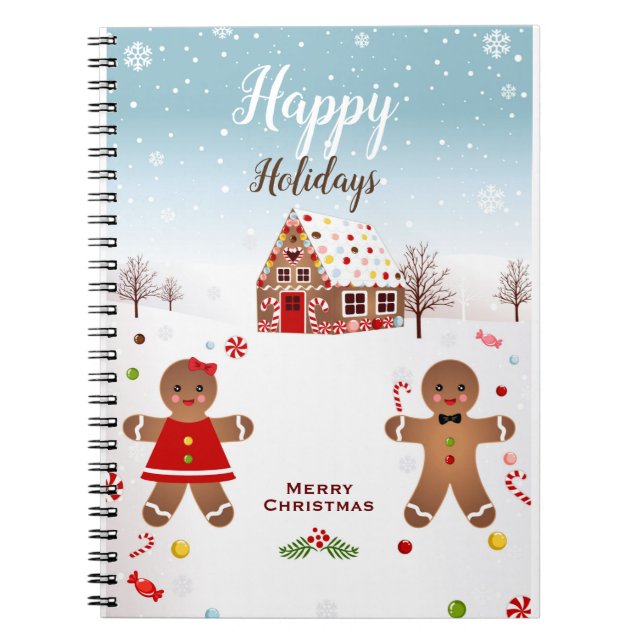 Gingerbread House notebook (Front)