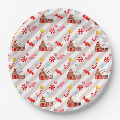 Gingerbread House Party Paper Plates