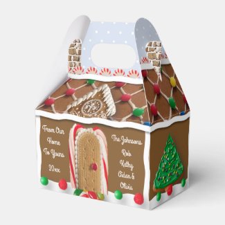 Gingerbread House Personalized Holiday Box