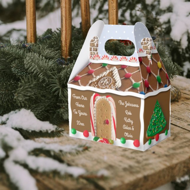 Gingerbread House Personalized Holiday Box (Creator Uploaded)