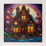 Gingerbread House Puzzle at Zazzle