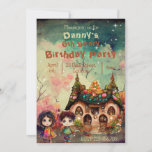 Gingerbread House scary birthday Invitation<br><div class="desc">Gingerbread house Scary Birthday Party invitation- scary party for more brave little humans. All items from collection are editable.</div>