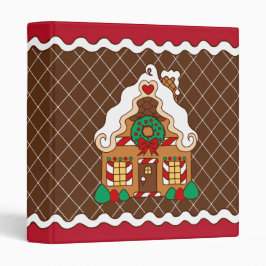 Gingerbread House Scrapbook Binder