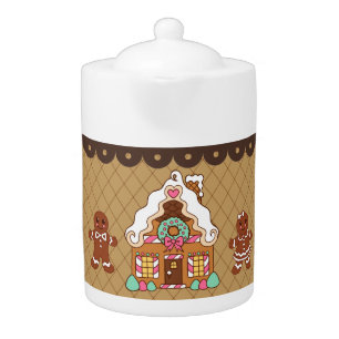 Gingerbread House Teapot