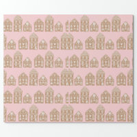 Gingerbread Village Wrapping Paper by CynthiaF