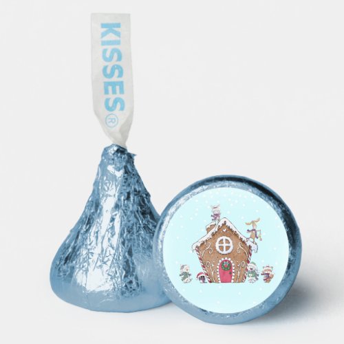 Gingerbread House Winter Ice Skating Animals Hersheys Kisses