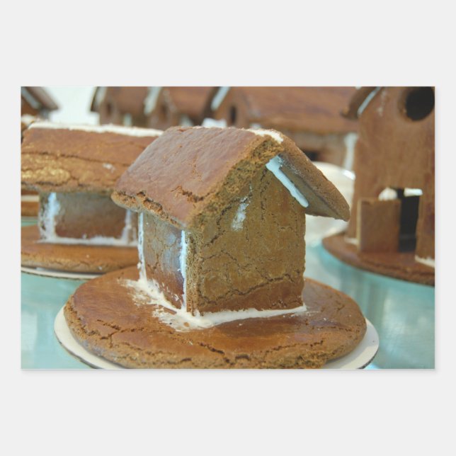 gingerbread house wrapping sheets (Front 3)