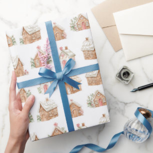 Gingerbread Houses Wrapping Paper