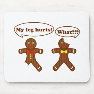 Gingerbread Humor Mouse Pad