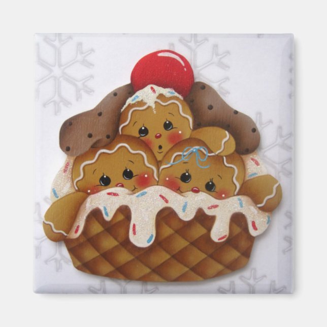 Gingerbread Ice Cream Sweeties Magnet (Front)
