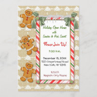 Gingerbread Invitation