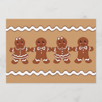 Gingerbread Invitations