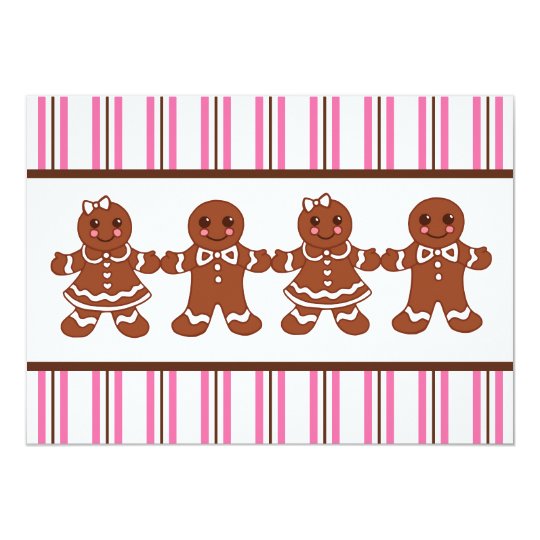 Gingerbread Invitations