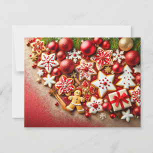 Gingerbread Joy – Festive Holiday Card with Apples